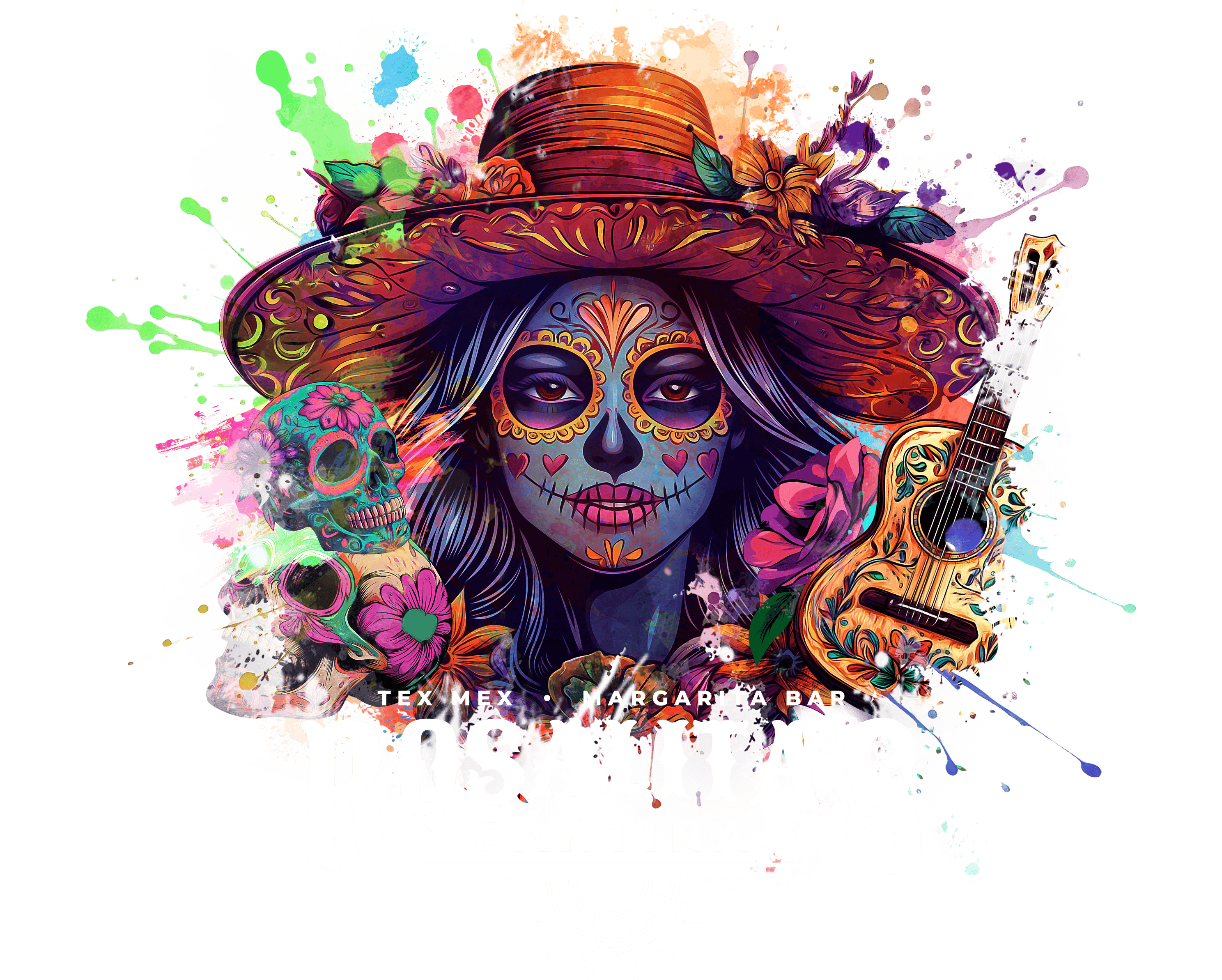 Rosalita's Cantina Logo White